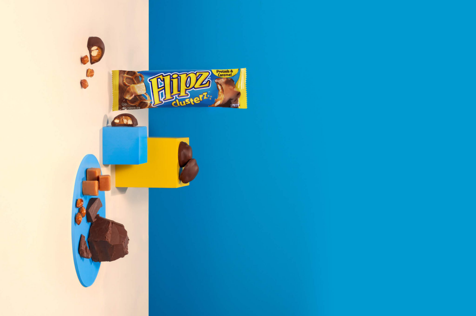 Pretzel & Caramel Clusterz Flipz Pretzel Clusters