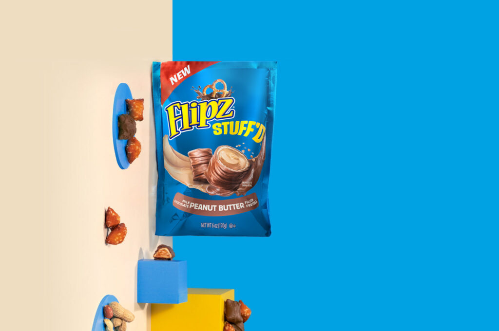 Peanut Butter Filled Pretzels Flipz STUFF'D Pretzels